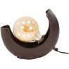 Lampe de table moderne en demi-lune Zeona