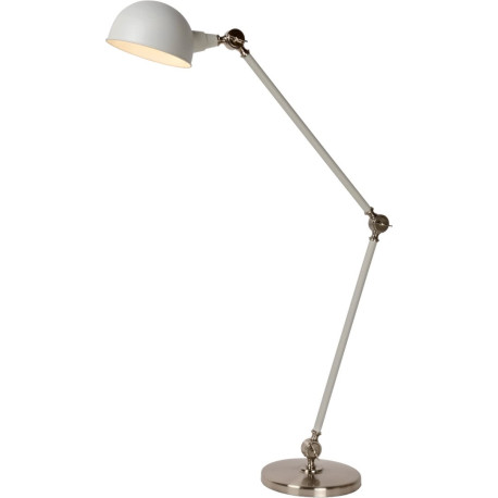 Lampadaire vintage articulé blanc Pralini