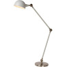 Lampadaire vintage articulé blanc Pralini