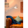 Lampadaire vintage articulé en métal blanc Spring