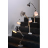 Lampadaire vintage articulé en métal blanc Spring