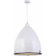 Suspension industrielle aluminium et verre blanc Rosana