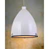 Suspension industrielle aluminium et verre blanc Rosana