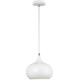Suspension design en acier blanc Sileone