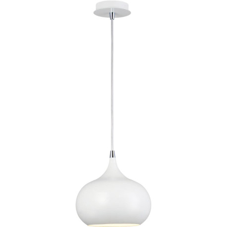 Suspension design en acier blanc Sileone
