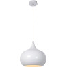 Suspension design en métal blanc Soledad