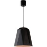 Suspension design noire en fibre polyamide Loriane