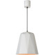 Suspension design blanche en fibre polyamide Loriane