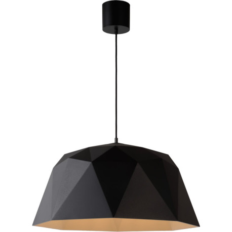 Suspension design noire en fibre polyamide Linda