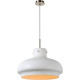 Suspension design en métal blanc Melinda