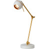 Lampe de bureau design articulée led blanche Round