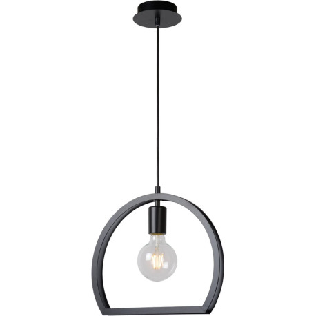 Suspension design en métal noir Jesabel