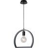 Suspension design en métal noir Jesabel