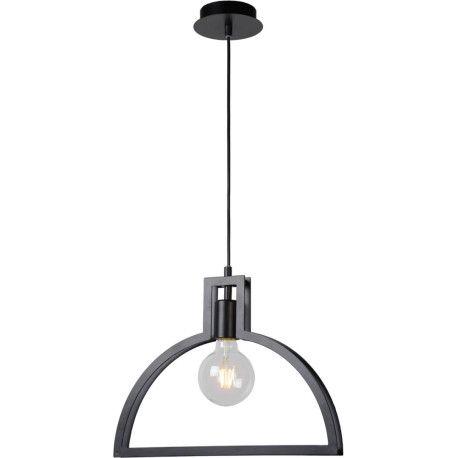Suspension design en métal noir Rosabel