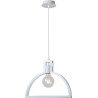 Suspension design en métal blanc Rosabel