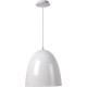 Suspension design en métal blanc Yoko