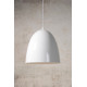 Suspension design en métal blanc Yoko