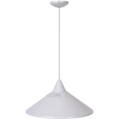 Suspension design en métal blanc Roselia