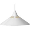 Suspension design en métal blanc Roselia