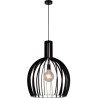 Suspension design en métal noir Mirella