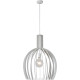 Suspension design en métal blanc Mirella