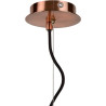 Suspension design en métal cuivré Boston