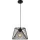 Suspension design en métal noir Jessy