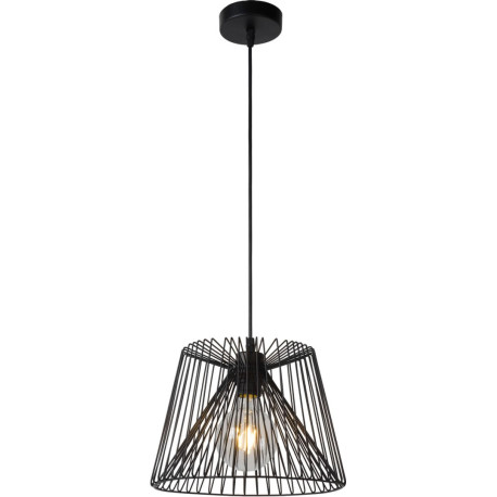 Suspension design en métal noir Jessy