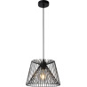 Suspension design en métal noir Jessy