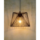 Suspension design en métal noir Jessy