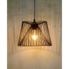 Suspension design en métal noir Jessy