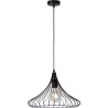 Suspension design en métal noir Oracio