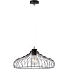 Suspension design en métal noir Calvine