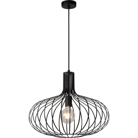 Suspension design en métal noir Gisela