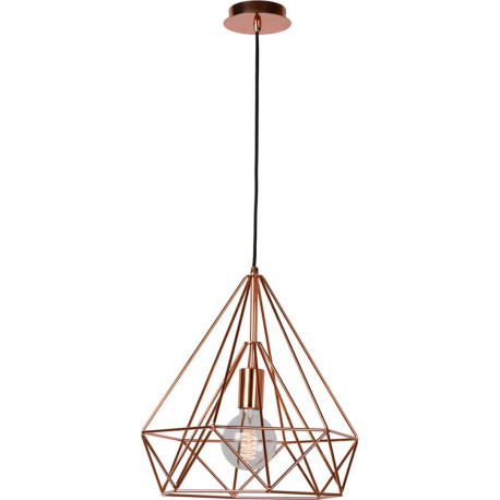 Suspension design en métal cuivré Justine