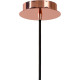 Suspension design en métal cuivré Justine