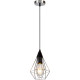 Suspension design en métal chromé Elvetia