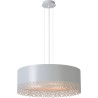 Suspension moderne en métal blanc Steffie