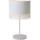 Lampe à poser moderne en métal blanc Steffie