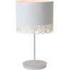 Lampe à poser moderne en métal blanc Steffie