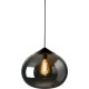 Suspension design globe en verre fumé Smokey