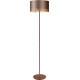 Lampadaire moderne en métal rose or Steffie