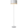 Lampadaire moderne en métal blanc Steffie