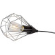 Lampe à poser design en métal chromé Elvetia