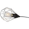 Lampe à poser design en métal chromé Elvetia