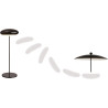 Set de luminaire extérieur magnétique moderne Shelby