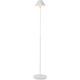 Lampadaire vintage en métal blanc Corina