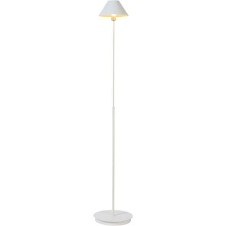 Lampadaire vintage en métal blanc Corina