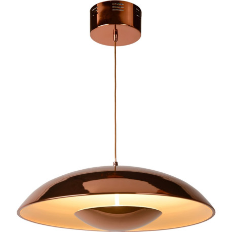 Suspension vintage led en métal et en verre Panama