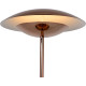 Lampe à poser vintage led en métal et en verre Panama